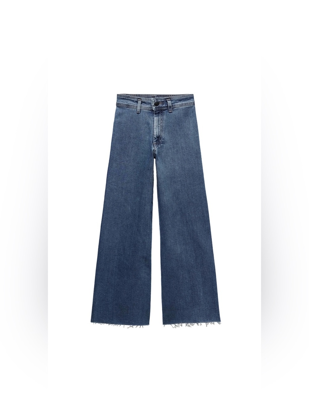 Zara ZW Collection High-Waisted Marine Jeans Size 4